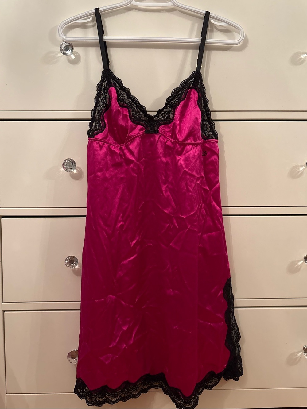 LA SENZA Satin & Lace Slip Dress